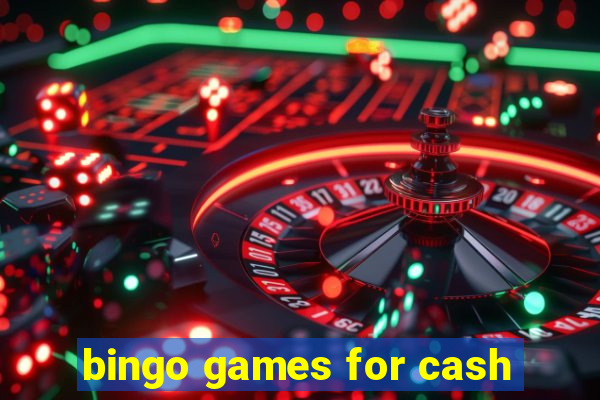 bingo games for cash