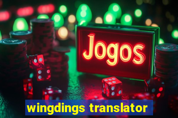 wingdings translator