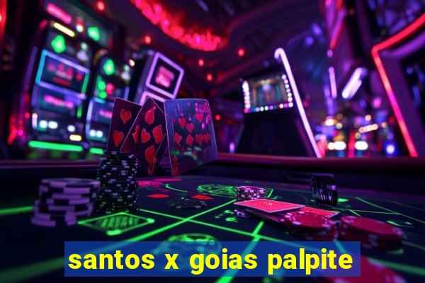 santos x goias palpite