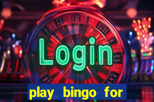 play bingo for money online