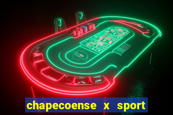 chapecoense x sport recife palpite