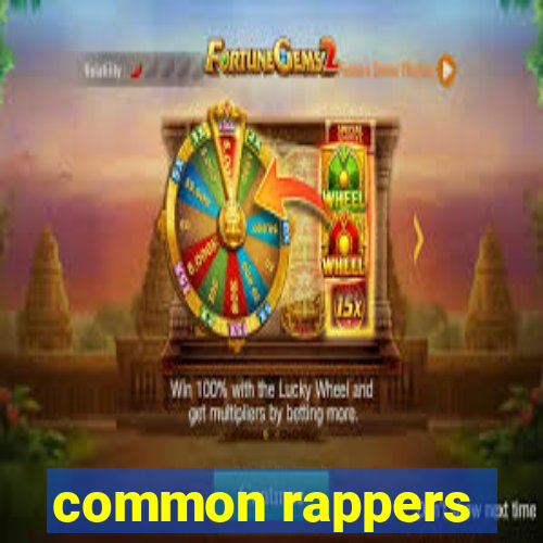 common rappers