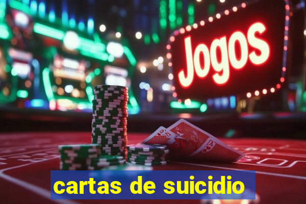 cartas de suicidio