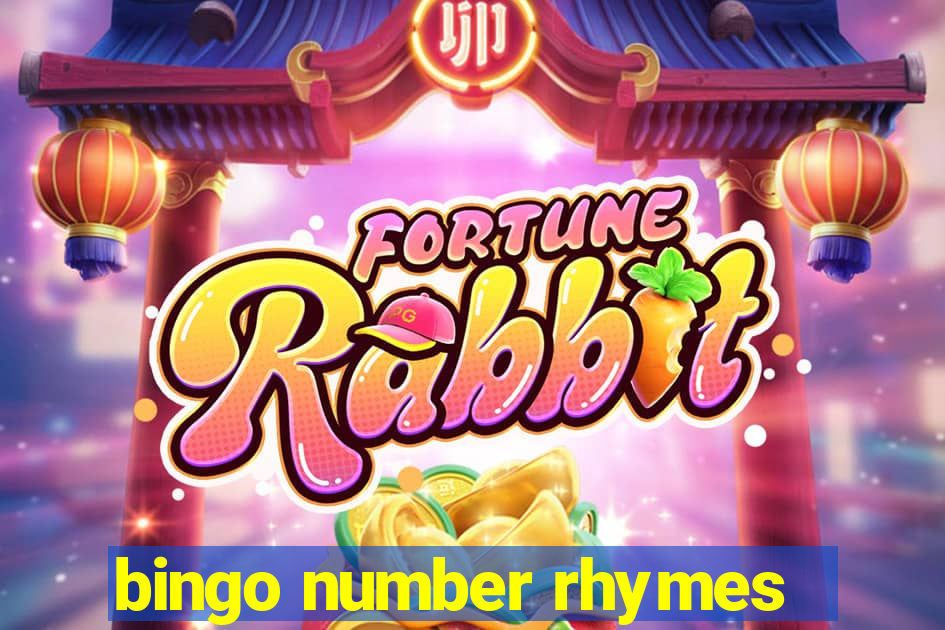 bingo number rhymes