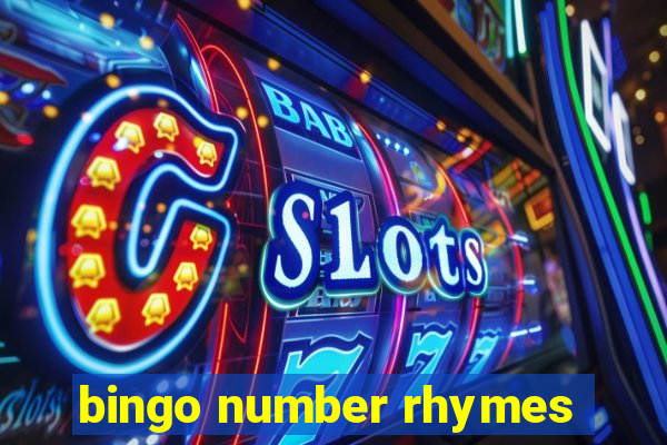 bingo number rhymes