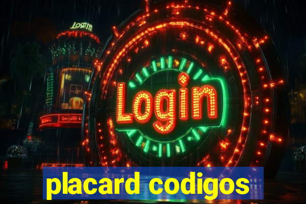 placard codigos