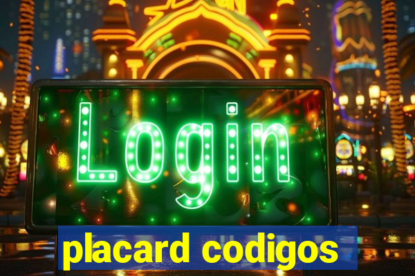 placard codigos