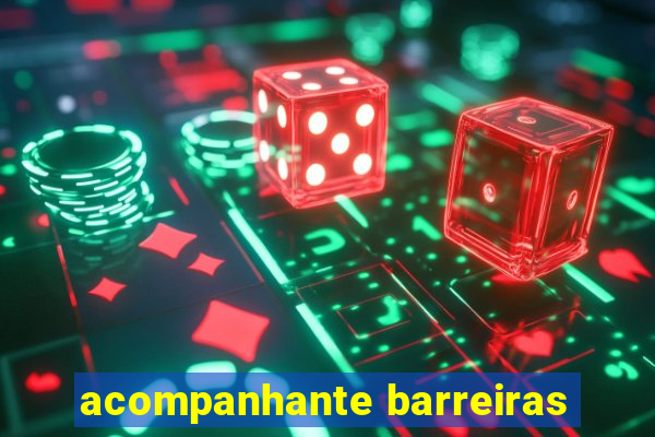 acompanhante barreiras