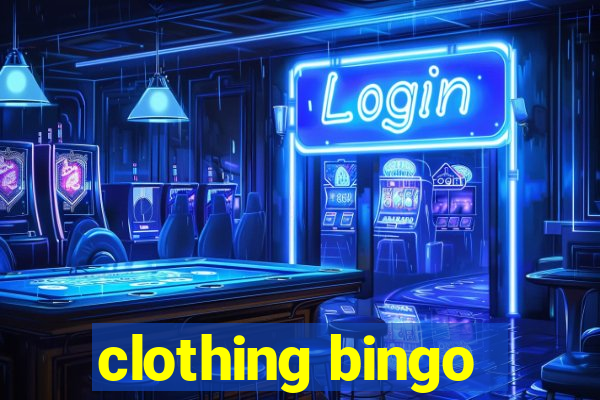 clothing bingo