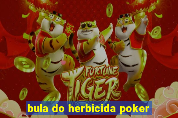 bula do herbicida poker