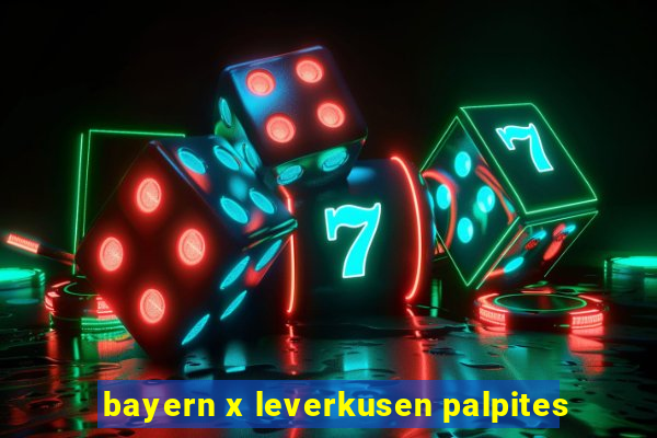 bayern x leverkusen palpites