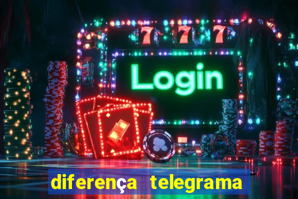 diferença telegrama e carta