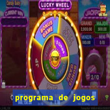 programa de jogos de futebol