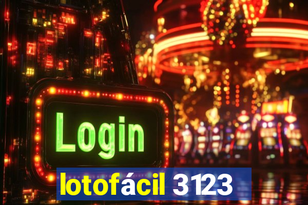 lotofácil 3123