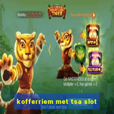 kofferriem met tsa slot