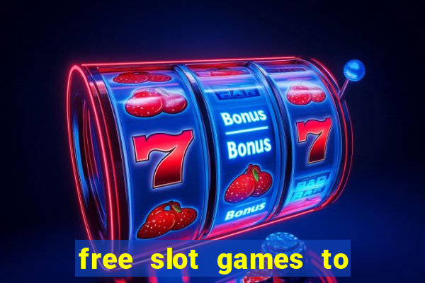 free slot games to play offline