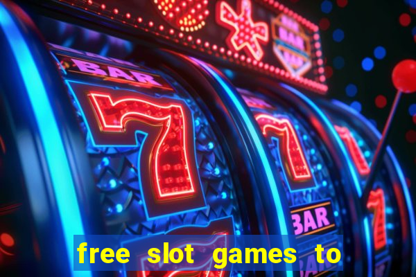 free slot games to play offline