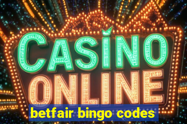 betfair bingo codes