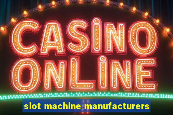 slot machine manufacturers