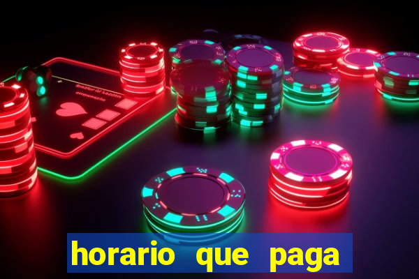 horario que paga fortune ox