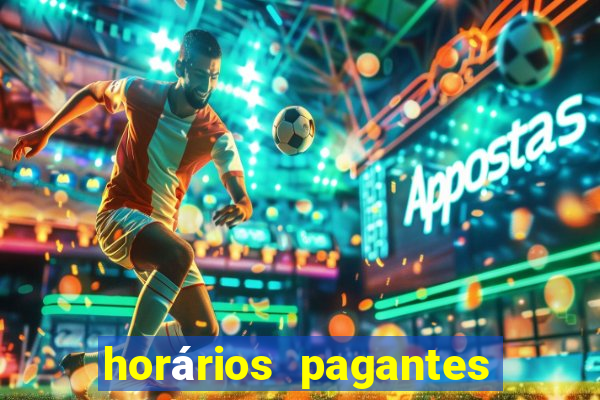 horários pagantes slots pg