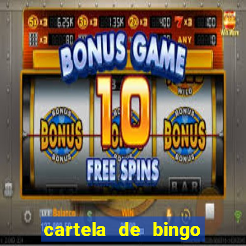 cartela de bingo de nomes para imprimir