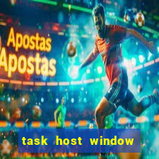 task host window que es