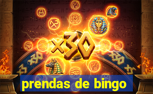 prendas de bingo