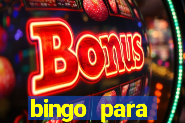 bingo para despedida de solteira para imprimir