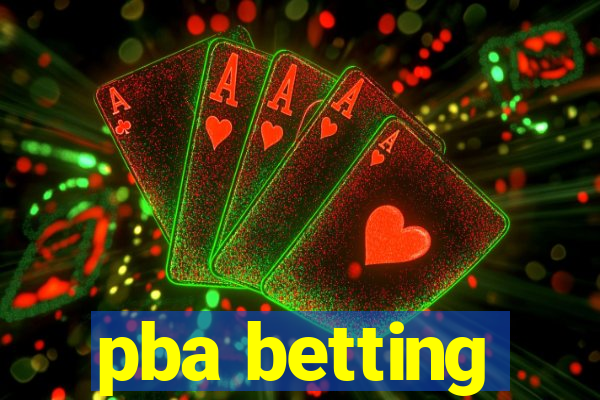 pba betting