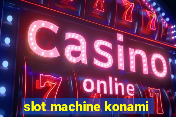 slot machine konami