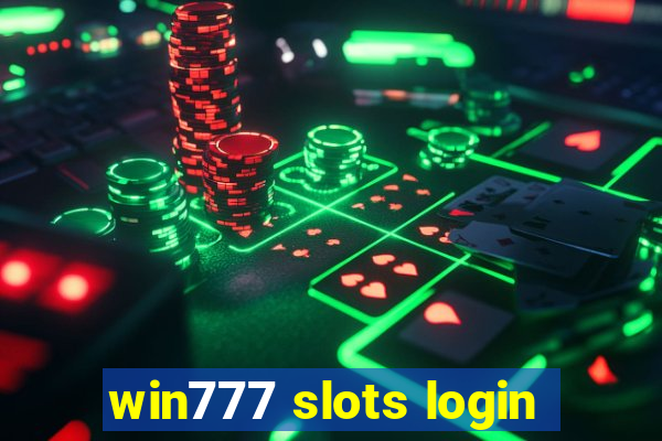 win777 slots login