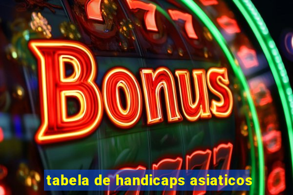 tabela de handicaps asiaticos