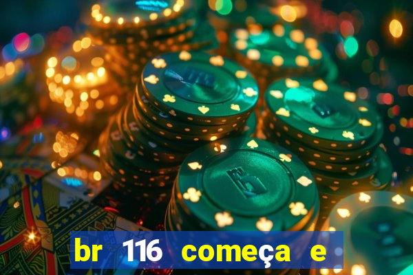 br 116 começa e termina onde