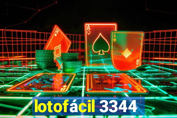 lotofácil 3344