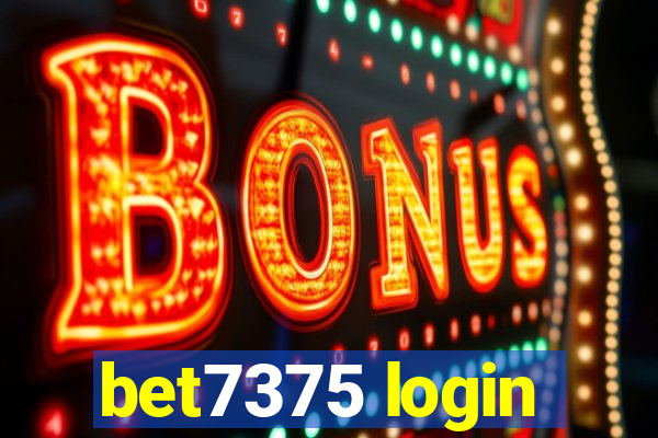 bet7375 login