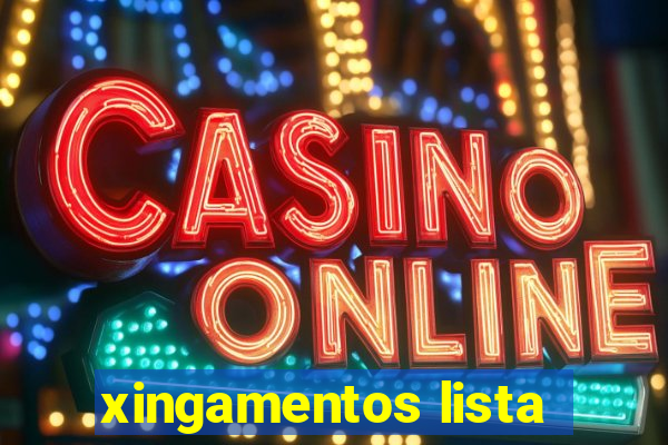 xingamentos lista