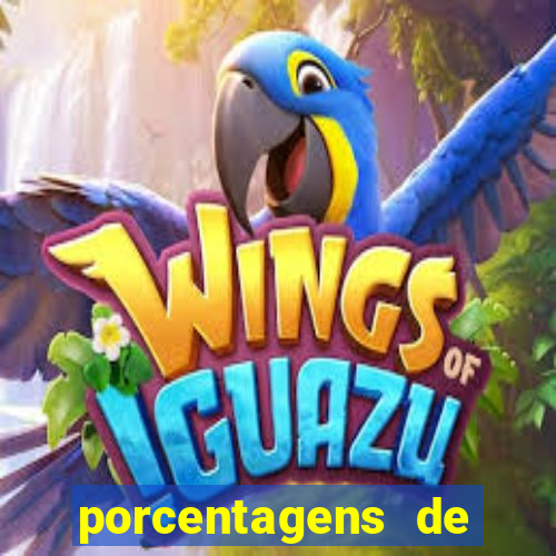 porcentagens de jogos pagantes