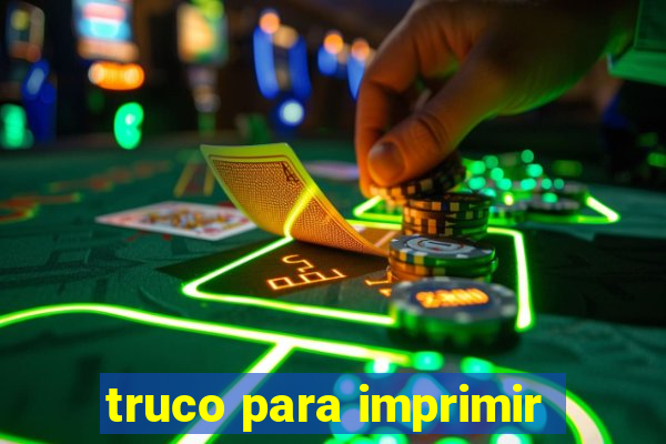 truco para imprimir