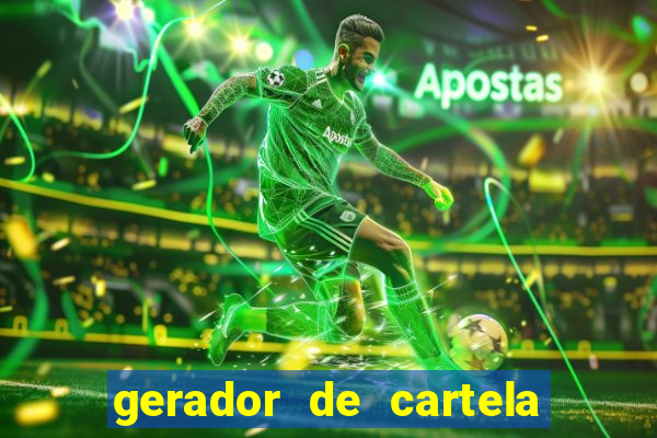 gerador de cartela de bingo