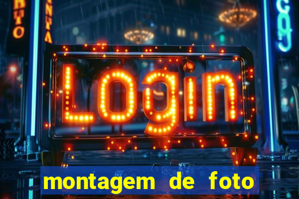 montagem de foto com simbolo do flamengo